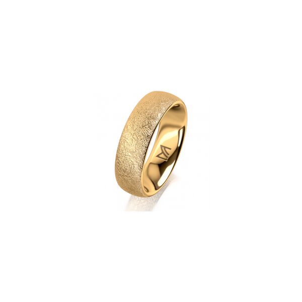 Ring 14 Karat Gelbgold 6.0 mm kreismatt