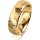Ring 14 Karat Gelbgold 6.0 mm diamantmatt