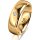 Ring 14 Karat Gelbgold 6.0 mm poliert 1 Brillant G vs 0,035ct