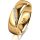 Ring 14 Karat Gelbgold 6.0 mm poliert 5 Brillanten G vs Gesamt 0,065ct