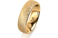 Ring 18 Karat Gelbgold 6.0 mm kreismatt