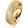 Ring 18 Karat Gelbgold 6.0 mm kreismatt 1 Brillant G vs 0,035ct