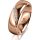 Ring 18 Karat Rotgold 6.0 mm poliert 5 Brillanten G vs Gesamt 0,065ct