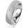 Ring 14 Karat Weissgold 6.0 mm kreismatt 1 Brillant G vs 0,035ct