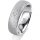 Ring 18 Karat Weissgold 6.0 mm kreismatt 1 Brillant G vs 0,035ct