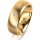 Ring 18 Karat Gelbgold 7.0 mm l&auml;ngsmatt 1 Brillant G vs 0,025ct
