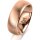 Ring 14 Karat Rotgold 7.0 mm sandmatt