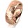 Ring 14 Karat Rotgold 7.0 mm diamantmatt 1 Brillant G vs 0,025ct
