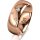 Ring 14 Karat Rotgold 7.0 mm poliert 3 Brillanten G vs Gesamt 0,070ct