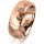 Ring 18 Karat Rotgold 7.0 mm diamantmatt