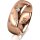 Ring 18 Karat Rotgold 7.0 mm poliert 5 Brillanten G vs Gesamt 0,095ct