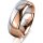 Ring 18 Karat Rot-/Weissgold 7.0 mm poliert