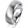 Ring 14 Karat Weissgold 7.0 mm l&auml;ngsmatt