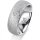 Ring 14 Karat Weissgold 7.0 mm kreismatt 1 Brillant G vs 0,035ct