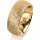 Ring 14 Karat Gelbgold 8.0 mm kristallmatt 1 Brillant G vs 0,035ct
