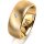 Ring 18 Karat Gelbgold 8.0 mm sandmatt 1 Brillant G vs 0,035ct