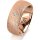 Ring 14 Karat Rotgold 8.0 mm kreismatt 1 Brillant G vs 0,025ct