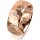 Ring 14 Karat Rotgold 8.0 mm diamantmatt 1 Brillant G vs 0,035ct