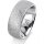 Ring 14 Karat Weissgold 8.0 mm kreismatt