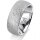 Ring 14 Karat Weissgold 8.0 mm kreismatt 1 Brillant G vs 0,025ct