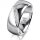 Ring 18 Karat Weissgold 8.0 mm poliert 7 Brillanten G vs Gesamt 0,095ct