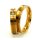 Ring "die besondere Form" 14 Karat Gelbgold Brillant 0,03ct