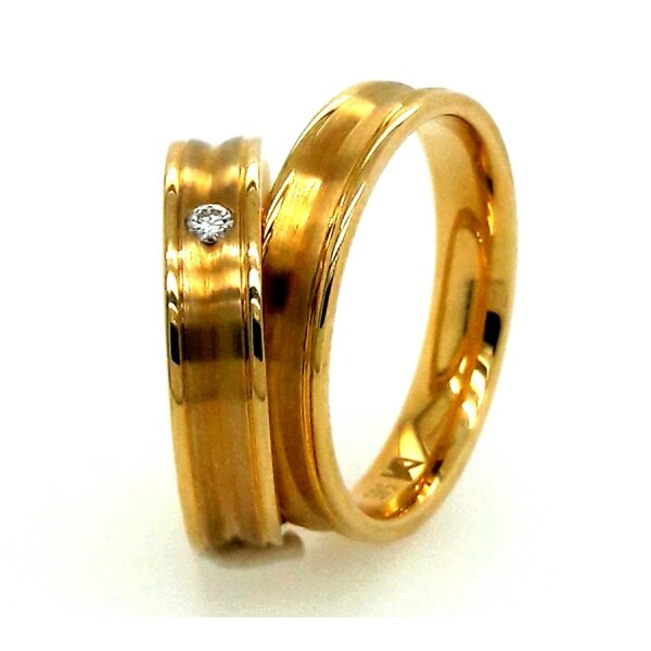 Ring "die besondere Form" 14 Karat Gelbgold