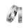 Ring "Fein" 14 Karat Weissgold 5 Brillanten 0,075ct