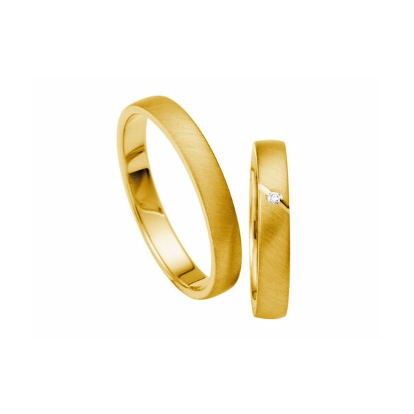 Ring "you are the one" 14 Karat Gelbgold