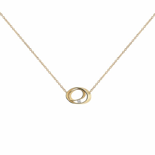 Halsschmuck AnnaMaria Cammilli "Dune Sunrise" 18 Karat Gelbgold Brillant