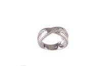 Ring 18 Karat Wei&szlig;gold Brillanten 0,29ct