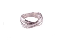 Ring 18 Karat Wei&szlig;gold Brillanten 0,29ct