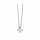 Halsschmuck 14 Karat Weissgold Brillant 0,30ct