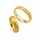 Ring "Augenblick" 14 Karat Gelbgold 4 Brillanten 0,035ct
