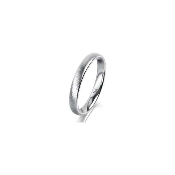 Ring Platin 950 3.0 mm sandmatt