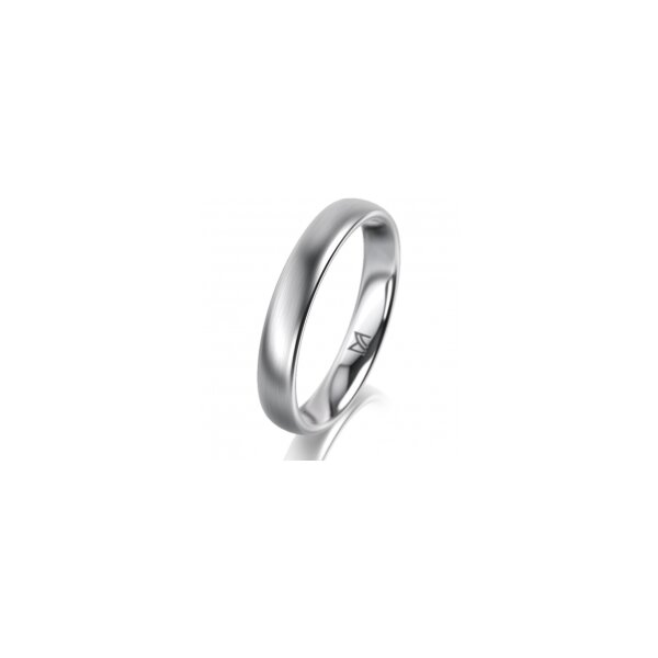 Ring Platin 950 3.5 mm l&auml;ngsmatt