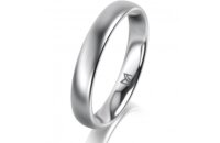 Ring Platin 950 3.5 mm l&auml;ngsmatt