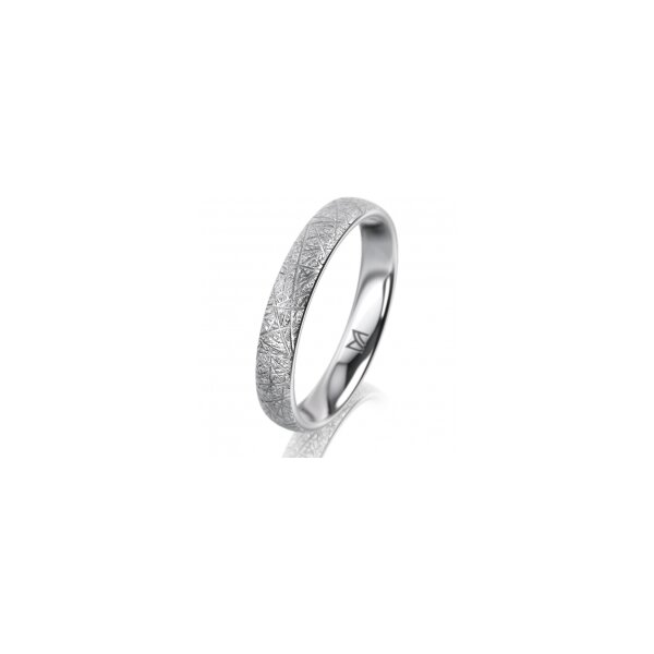 Ring Platin 950 3.5 mm kristallmatt