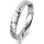 Ring Platin 950 3.5 mm diamantmatt