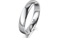 Ring Platin 950 4.0 mm poliert