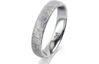 Ring Platin 950 4.0 mm kristallmatt