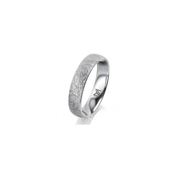 Ring Platin 950 4.5 mm kristallmatt