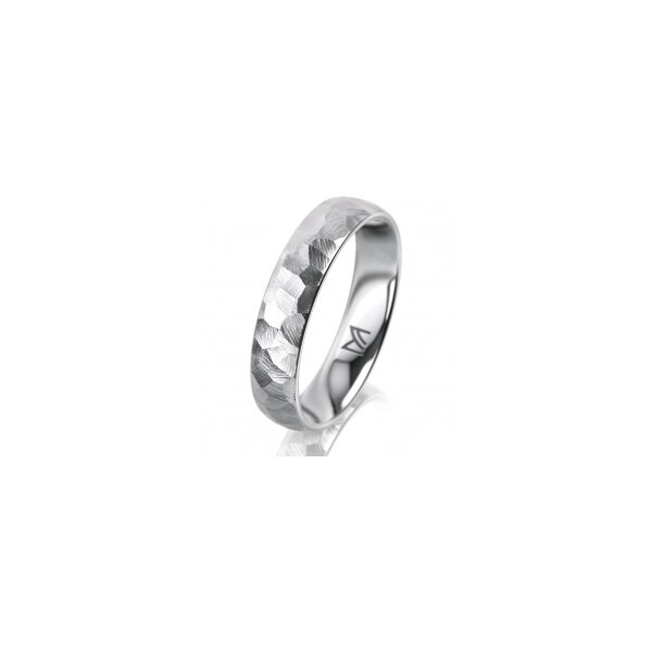 Ring Platin 950 4.5 mm diamantmatt