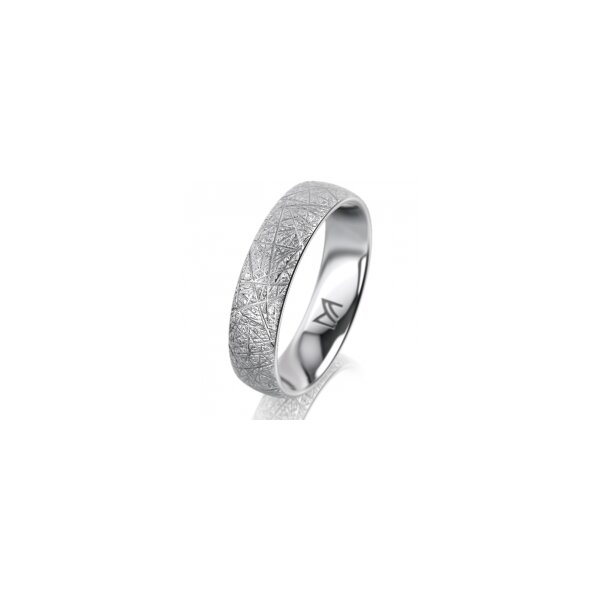 Ring Platin 950 5.0 mm kristallmatt