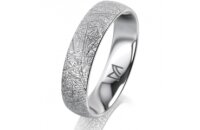 Ring Platin 950 5.0 mm kristallmatt