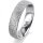Ring Platin 950 5.0 mm kristallmatt
