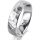 Ring Platin 950 5.5 mm diamantmatt