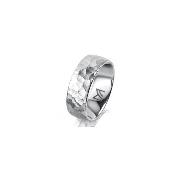 Ring Platin 950 7.0 mm diamantmatt