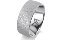 Ring Platin 950 8.0 mm kreismatt
