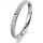 Ring Platin 950 2.5 mm kristallmatt 1 Brillant G vs 0,025ct